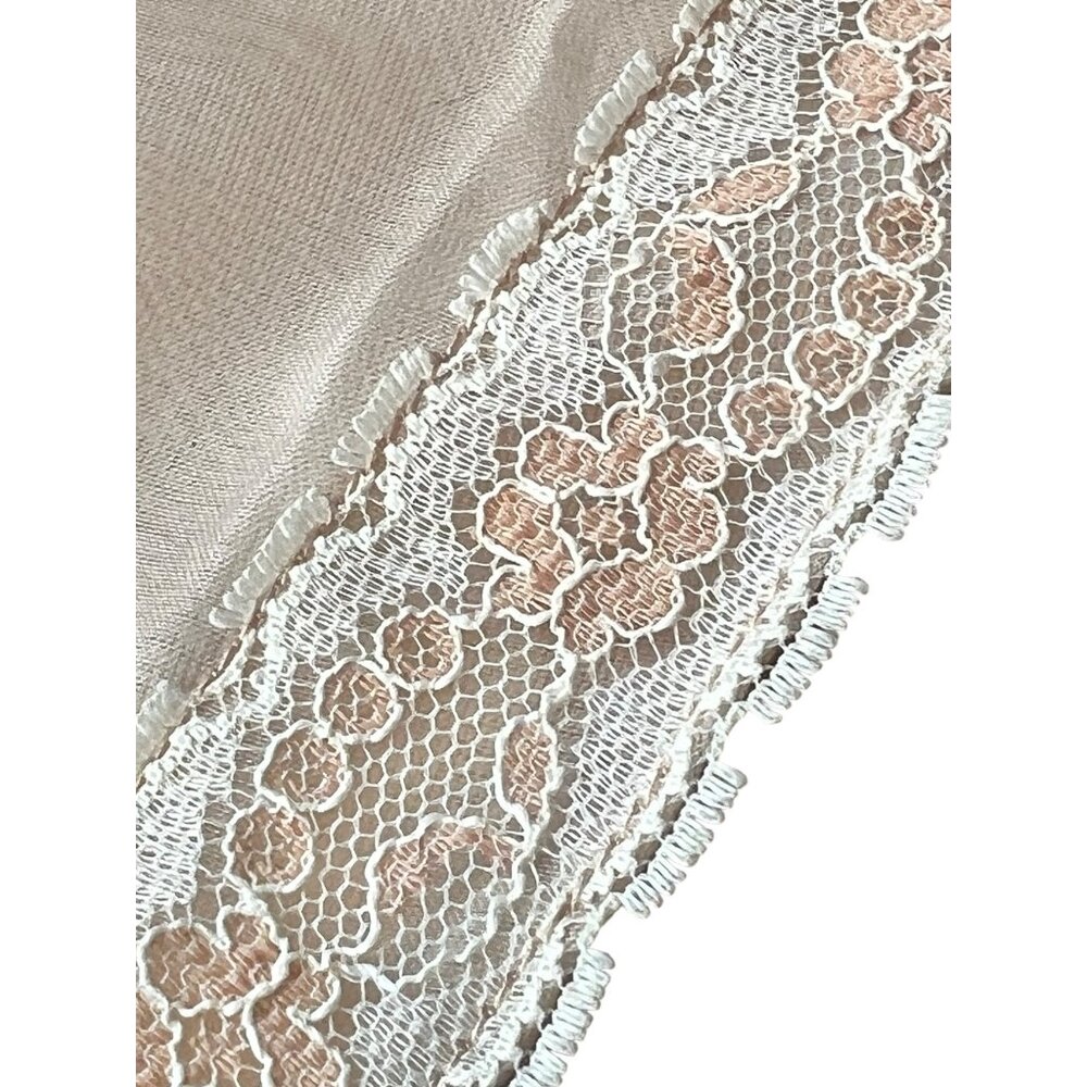 Vintage Honey Suckle Girls Size 6X Dress With Cream Lace Accents & Bow Sash - Picture 11 of 16